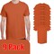 Gildan Adult's Heavy Cotton T-Shirt, Craft & DIY Blanks custom Crewneck Texas Orange shirt